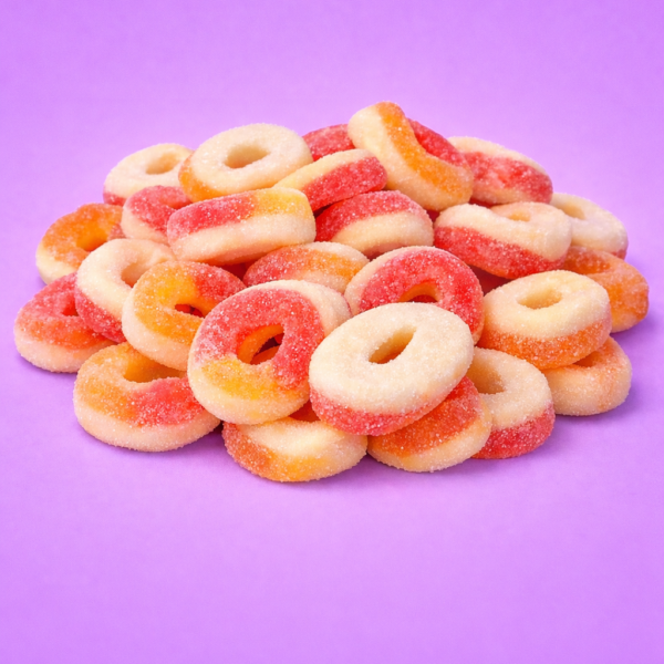 حلقات الخوخ الحامضة